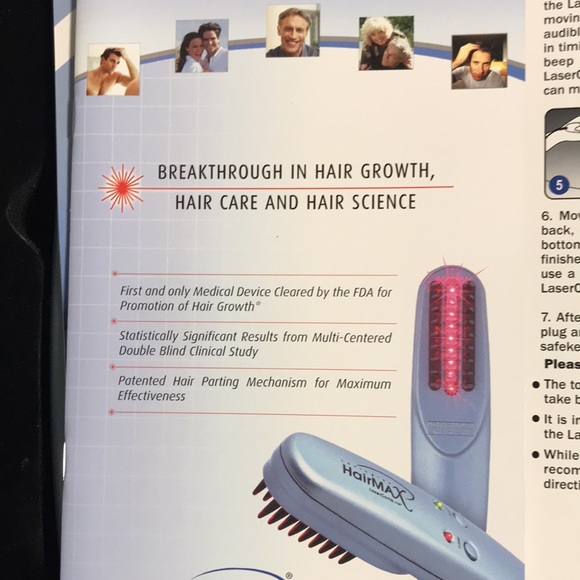 Hairmax brand Lazer Comb and Leather Case - Picture 5 of 7